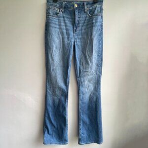 JCrew Womens’ Skinny flare jean in Margaret wash Size 28 Regular & 28 Petite
